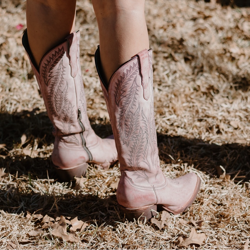 Rusty Pink Corral Womens Boots